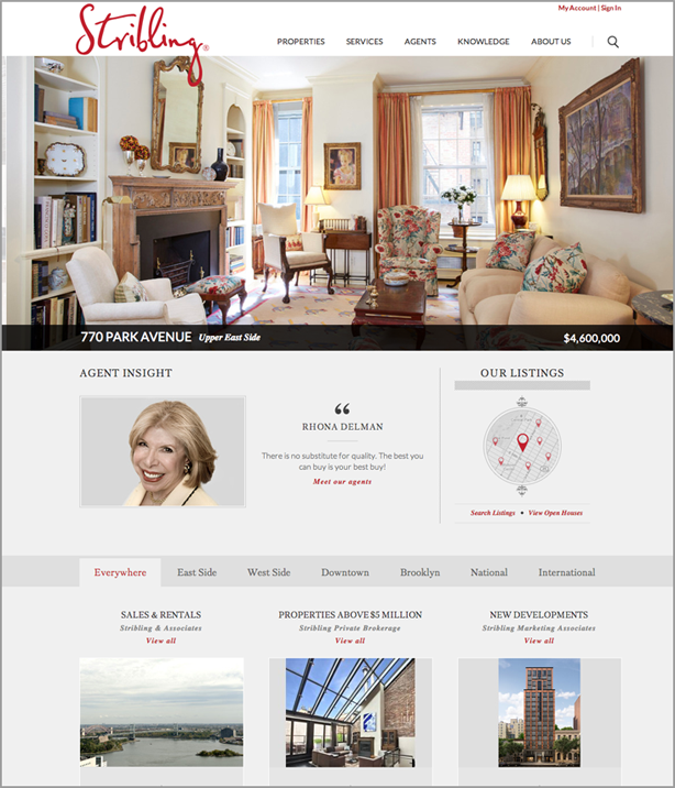 10 Thiết kế website bất động sản đẹp nhất thế giới (P2)