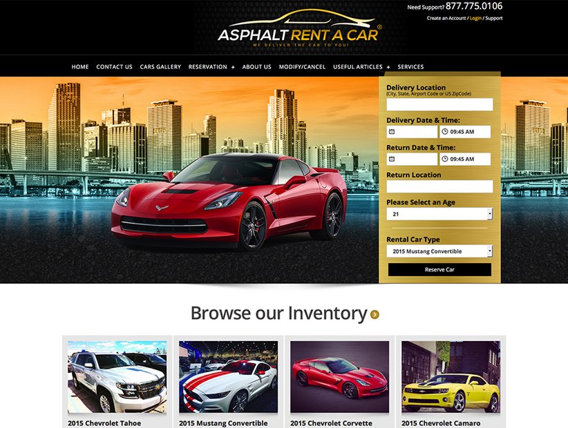 Thiết kế web bán ô tô/ cho thuê xe chuyên nghiệp, chuẩn SEO