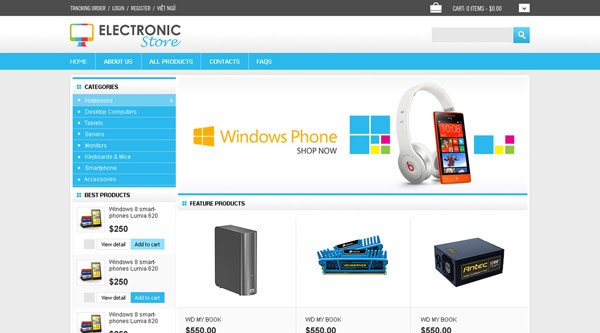 Thiết kế website bán hàng Thiết kế website bán hàng
