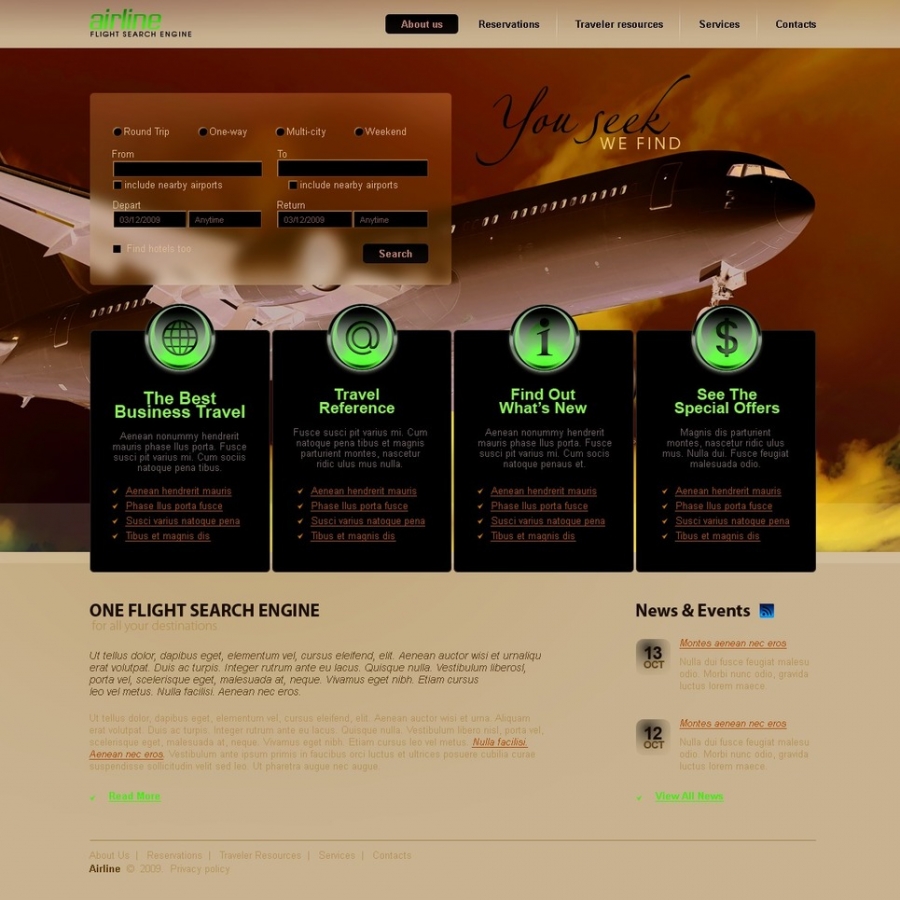 Thiết kế website bán vé máy bay chuyên nghiệp