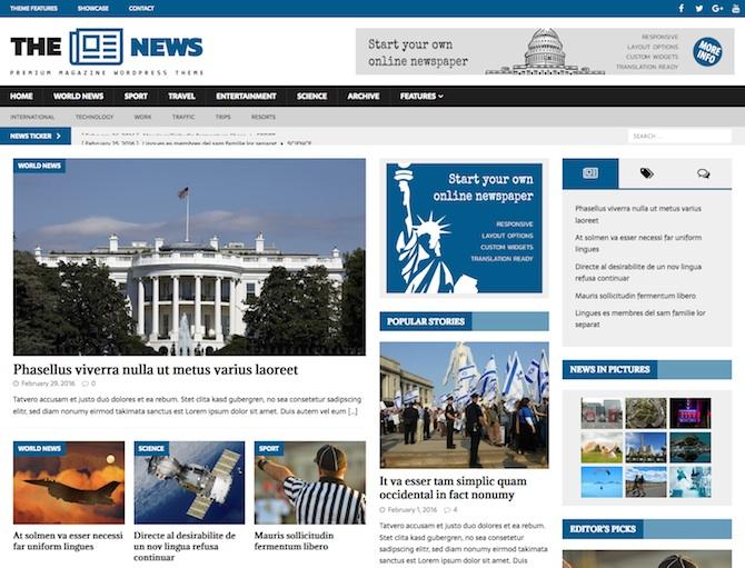 Tính Năng Gói Thiết Kế Website Tin Tức