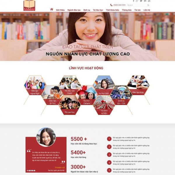 Thiết kế website trường học