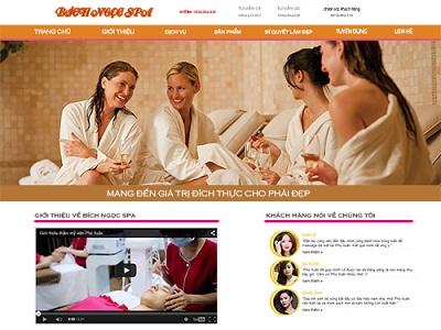 Thu hút khách hàng nhờ dịch vụ thiết kế website spa, làm đẹp