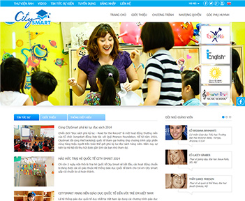 Thiết kế website hệ thống giáo dục trẻ em